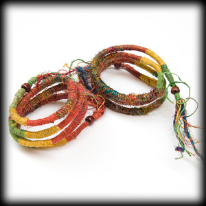 [Bracelet] wire Rasta + R.Silk