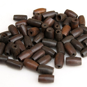 Beads BONE-dark brown (5개묶음)