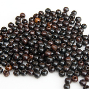 Beads BONE-black (30개 묶음)
