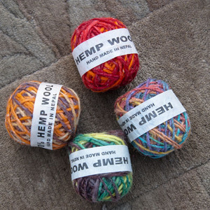 Hemp &amp; Wool mix colors thread