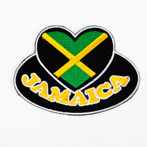 자메이카 #1-BIG 다리미 부착가능레게패치